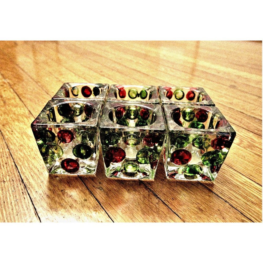 Glass Candle Holder